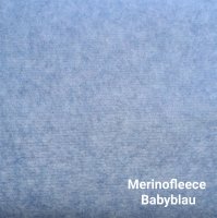 Babyblau Merinofleece