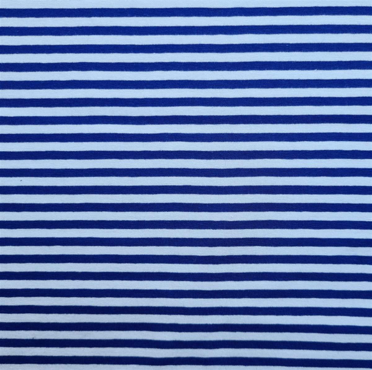 Jeansblau-Weiß Streifen